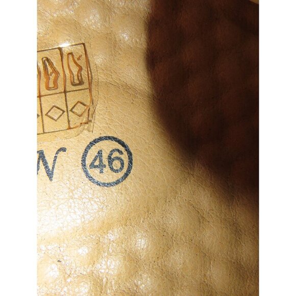 Royal Red Suede Leather Driving Loafers Moccasins size 46 or US 12 - Picture 11 of 11